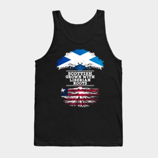 Scottish Grown With Liberian Roots - Gift for Liberian With Roots From Liberia Tank Top